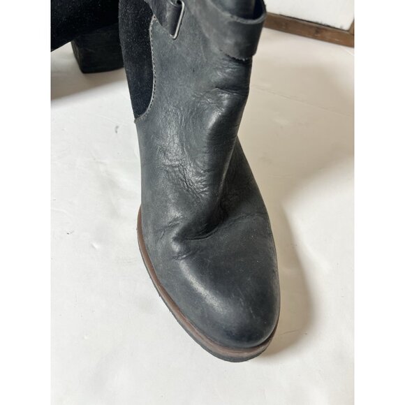 Korks by Kork-Ease Rohit Strap Ankle Boots Bootie In Black Size 8.5 - Picture 3 of 8